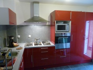 cuisine rouge